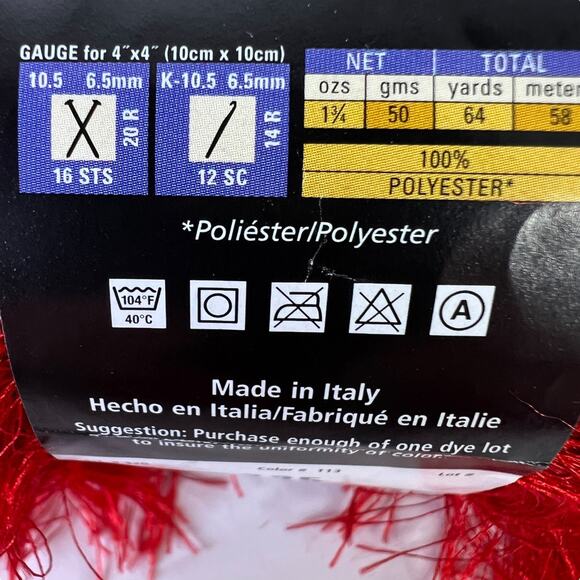 Lion Brand Fun Fur Eyelash Yarn 11 Skeins & 2 Partial Wt 5 Bulky Assorted Colors - Picture 4 of 11